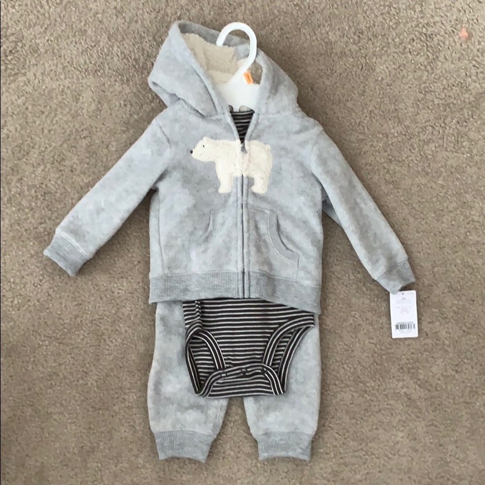 Carter’s 12 Month Polar Bear Fleece Outfit